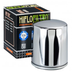 Filtro olio cromo per moto Harley Davidson art: HF170C RC HIFLO FILTRO