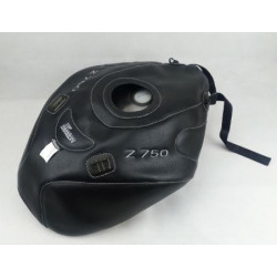 Copriserbatoio in pelle colore nero per moto Kawasaki Z750 art: TAP03169 TOP SADDLERY