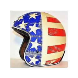 Casco moto jet con bandiera americana art: ORIGINE PRIMO USA ORIGINE