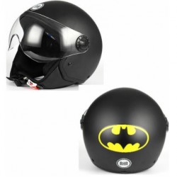 Casco moto jet Batman omologato per moto e scooter art:BHR801 BATMAN
